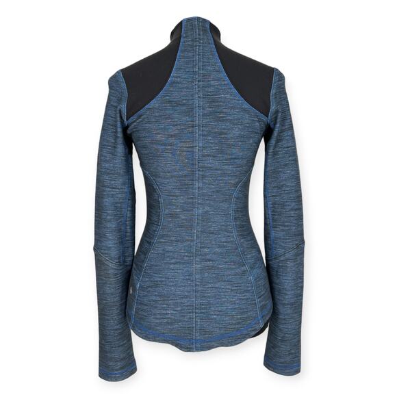 Lululemon | Size 4 | Blue / Black Slub Denim Reversible Limitless Forme Jacket - Picture 8 of 12
